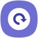 ロゴ Samsung Software Update 記号アイコン。