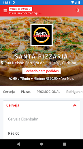 画像 0Santa Pizzaria 記号アイコン。
