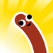 ロゴ Sausage Flip 記号アイコン。