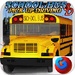 Logo School Bus Pick Up Driving 3d Icon