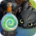 ロゴ School Of Dragons Alchemy Adventure 記号アイコン。