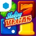 ロゴ Shaking Vegas 記号アイコン。