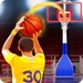 商标 Shoot Baskets Basketball 签名图标。