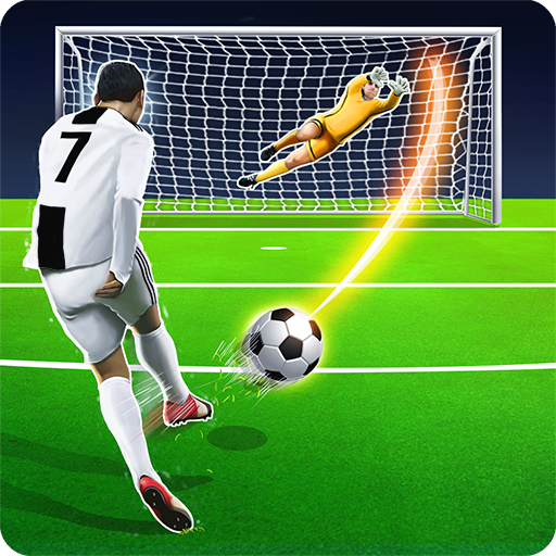 商标 Shoot Goal Soccer Games 2022 签名图标。