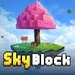 Le logo Sky Block Icône de signe.