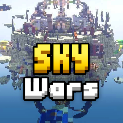 Le logo Sky Wars For Blockman Go Icône de signe.