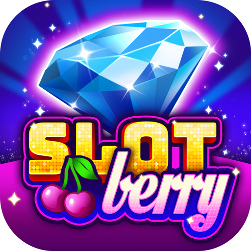 Le logo Slotberry Vegas Casino Slots Icône de signe.