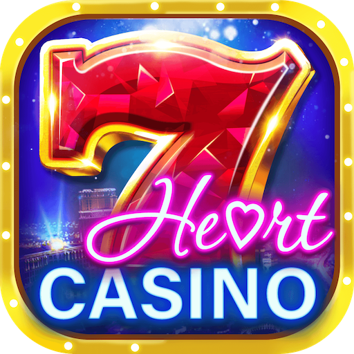 Le logo Slots De Vegas 7heart Casino Icône de signe.