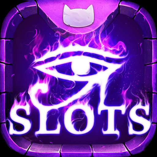 Logotipo Slots Era Jackpot Slots Game Icono de signo
