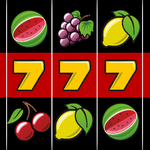 Logotipo Slots Online Jogo Caca Niquel Icono de signo