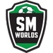 Le logo Sm Worlds Icône de signe.