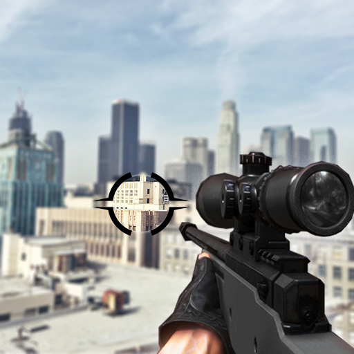Logotipo Sniper Attack 3d Shooting Games Icono de signo