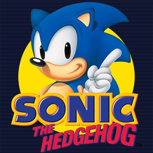 Le logo Sonic The Hedgehog Classic Icône de signe.