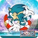 商标 Sonics Saga 签名图标。