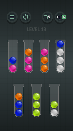 图片 0Sort Balls Color Puzzle Game 签名图标。