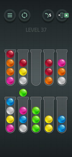 画像 4Sort Balls Color Puzzle Game 記号アイコン。