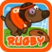 Logo Space Dog Rugby Icon