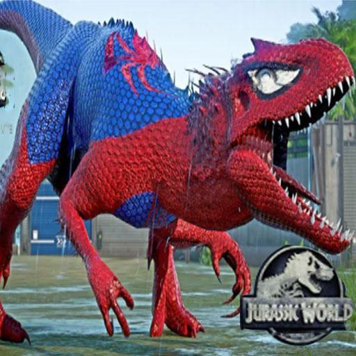 ロゴ Spdr Jurassic World Evolution Tips 記号アイコン。