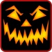 ロゴ Spooky Halloween Radio Free 記号アイコン。