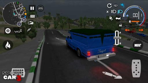 Image 0Sport Car 3 Taxi Police Drive Simulator Icône de signe.