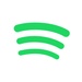 ロゴ Spotify Lite 記号アイコン。