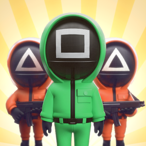 Logo Squid Game Doll 3d Icon