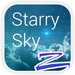 Le logo Starry Sky Theme Icône de signe.