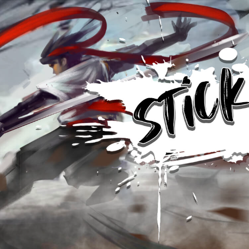 ロゴ Stick Combo Stickman Games 記号アイコン。