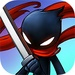 ロゴ Stickman Revenge 3 Ninja Warrior Shadow Fight 記号アイコン。