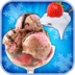 ロゴ Strawberry Ice Cream Maker 記号アイコン。