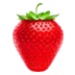 ロゴ Strawberry 記号アイコン。