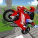 商标 Stunt Motorbike Simulator 3d 签名图标。