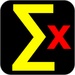 Logotipo Sum X Icono de signo