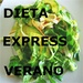 ロゴ Summer Diet Express 記号アイコン。