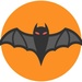 ロゴ Super Bat 記号アイコン。