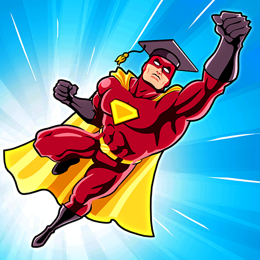Logo Super Hero Flying School Icon