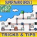 ロゴ Super Mario Bros 3 Tricks 記号アイコン。