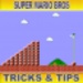 Logotipo Super Mario Bros Nes Tricks Icono de signo