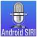 商标 Super Siri For Android Phones Commands Voice 签名图标。