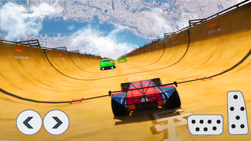 Image 1Superhero Car Stunts Racing Icône de signe.
