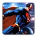 ロゴ Superman Journey Of Universe 記号アイコン。