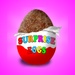 Le logo Surprise Eggs Games And Kid Toys Icône de signe.