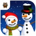 Logotipo Sweet Baby Girl Christmas Fun And Snowman Gifts Icono de signo