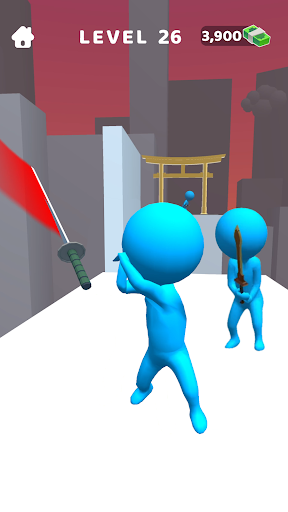 Image 7Sword Play Jogo De Ninja 3d Icône de signe.