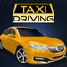 Le logo Taxi Driving Icône de signe.