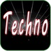 ロゴ Techno Music Radio Live 記号アイコン。
