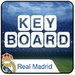 Logotipo Teclado Do Real Madrid Icono de signo