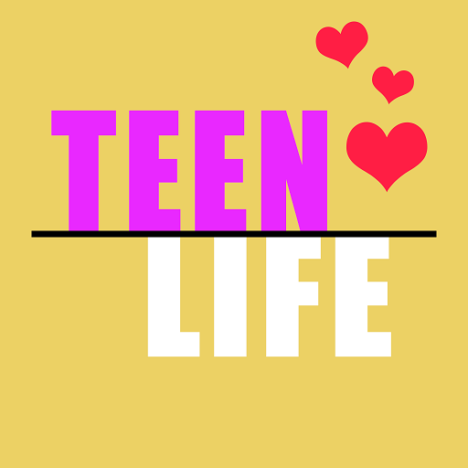Le logo Teen Life 3d Icône de signe.
