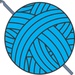商标 Tejido Crochet Tutorial 签名图标。