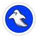presto Telegram Ghost Icona del segno.